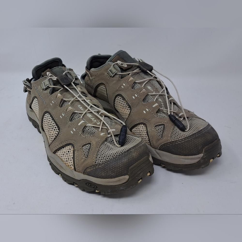 Salomon Men's Shoes Hiking Trail Outdoors Water Shoes Sandals Brown 8 US 41.5 EU - Picture 9 of 11